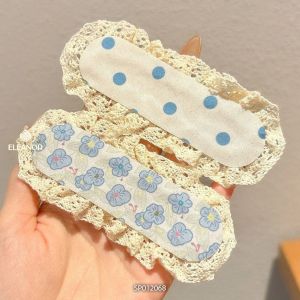 Miếng dán tóc nữ Eleanor Accessories dệt kim hoa nhí dễ thương phụ kiện tóc băng đô dán tóc 12056