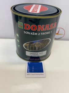 Sơn Sắt Kẽm Donasa 2 trong 1 màu DAF 8053 Xanh dương _ 3L