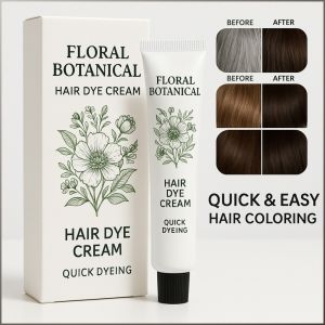 Hair Dye Smooth and Shiny Hair Coloring Cream Hairless Fast and Even Coloring Durability at Home