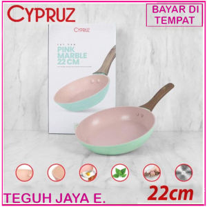 Cypruz Colorful Marble Fry Pan FP 22cm - Penggorengan Anti Lengket