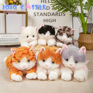 JOJO CASTLE 20/30/38/48cm Cute Music Simulation Cat Plush Toy Kid Toys Baby Toys Stuffed Plush Animal Girl Christmas Gifts Toys for Children Home Decor