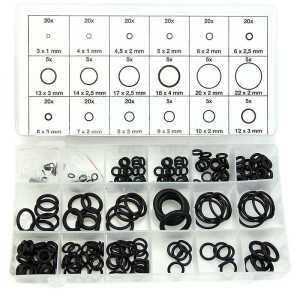ORING SET ORING SEAL KARET BOX SET PCP ANTI PANAS 225 PCS KARET RUBBER O RING SEAL TIGHTENING 225 PCS O ring seal karet / nepel selang / seal pompa air / oring seal box / sil pompa air / seal karet sprayer / o ring karet seal pcp / selang / karet seal