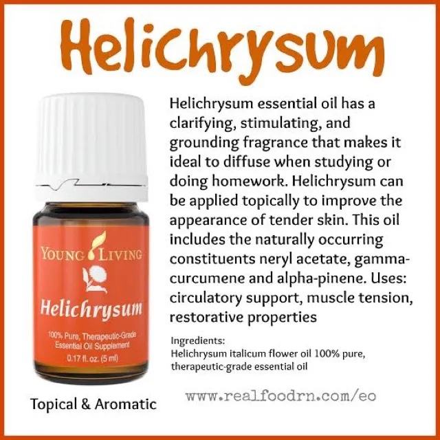 100% Original Young Living Helichrysum Pure Essential Oil Blend