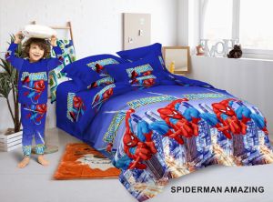 Promo COD Sprei Home Made Murah Bulan Bintang Sleep Moon 3D Ukuran 180x200 Dan 160x200 Pojok Karet