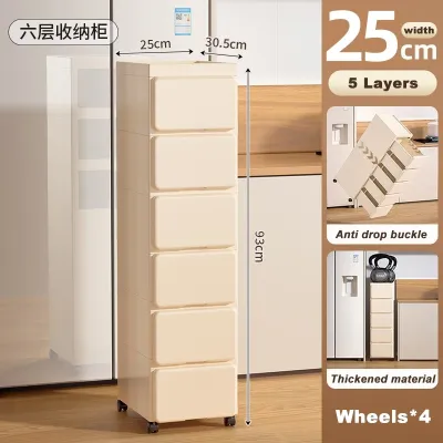 NEST Storage Cabinet Organizer Cabinet Drawer Style Corner Narrow Side Storage Cabinet Bathroom Storage Rack Modern Minimalist
