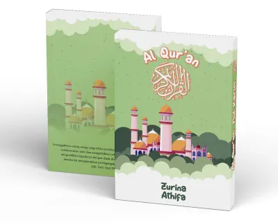 Alquran custom untuk anak design bagus free request nama dan quote ada beberapa pilihan warna dan pilihan isi Al-Quran : terjemah hafalan terjemah perkata dan non terjemah agar anak-anak semakin semangat membaca alquran