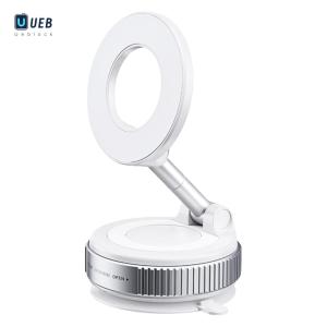 Ueblock✈ Strong Magnetic Vacuum Adsorption Car Phone Mount 360 Rotatable Vacuum Suction Cup Car Phone Stand Folding Mobile Phone Stand for Car Kitchen Mirror