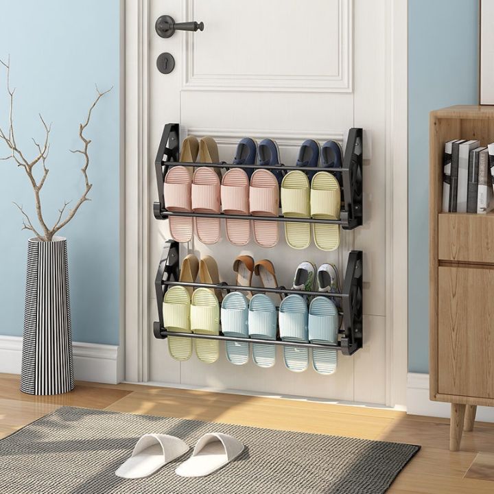 Show Rack For Slippers 3 in 1 Wall Mounted Shoe Organizer Slippers Rack Kitchen Organizer ...
