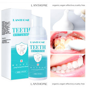 LANTHOME TEETH CLEANING MOUSSE / TEETH WHITENING MOUSSE Whitening Toothpaste Mousse Pembersih Gigi