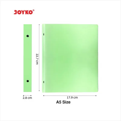 NA JOYKO Binder Note A5 B5 Polos / Buku Binder Joyko Polos Warna Pastel