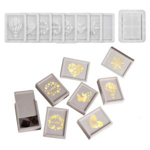 Silicone Storage Box Molds Rectangular Storage Container Moulds Silicone Texture Suitable for Clothing and Stationery