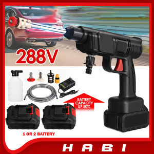 cordless water jet battery high Pressure gun washer bateri 588v Electric Wireless High Pressure Washer Spray Washer Cleaner Car Wash Pressure Water Nozzle Cleaning Machine Kit
