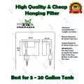 Venus Aqua AQ380F (AQThree-Eighty) 3.5 watts Slim Hanging Filter (for 5-20 Gallons) (flt)(acc)(20gl) (10gl (15gl) (5gl). 