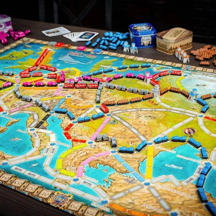 Ticket To Ride Europe: 15Th Anniversary Strategy Board Game For Ages 8 ...