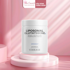 Viên Uống Trắng Da CODEAGE Glutathione Liposomal 500mg Glutathione Mỹ - Chống Oxy Hóa Tăng Sinh Collagen - 60 Viên