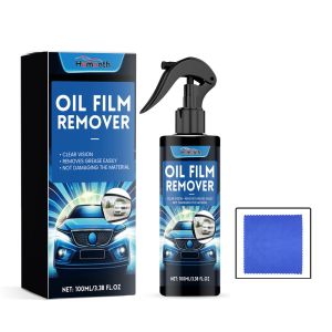 Car Windshield Oil Film Cleaner Removes Dirt Glass Stripper & Anti Fog Agent Water Mark Remover Auto Detailing Care Tool 玻璃油膜去除剂
