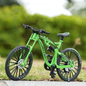 LABAICAI Tỷ lệ 1:8 Mô hình xe đạp mini Đua kim loại Mô phỏng Đồ chơi xe đạp leo núi Quà sinh nhật Đồ trang trí Mô hình xe đạp đường trường BMX Bộ sưu tập