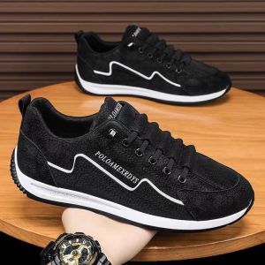 Sepatu Sneakers Casual Mexico Style Tali Karet Kasual Slip On Olahraga Pria Wanita Warna Hitam Abu