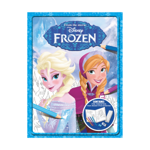 Disney Princess Beauty & the Beast Happy Tin Gift Set With Storybook Activity Books Stickers Poster & Colour Pens For Kids