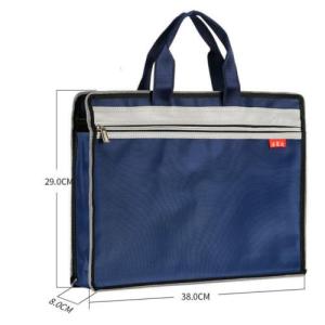 Student Book Bag Document Storage Bag Folder Organizer With Handle Waterproof School Office Supplies 28*32.5CM