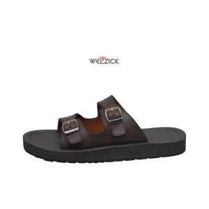 WELZICK - Sandal Selop Jumbo Ringan Empuk - Octans Big Size Brown