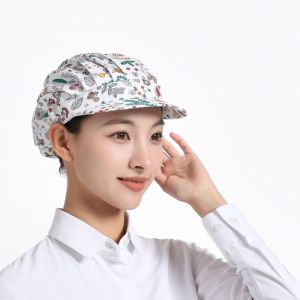 GENENIC Adjustable Kitchen Casquette Hat Anti-hair Loss Full Cloth Working Hat Creative Resuable Dust Protection Cap Waiter
