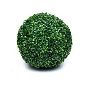 JDPOK Plastic 1 Pcs Spherical Wedding Party Green Realistic Plant Ball Garden Green Plant Hanging Plant Grass Ball