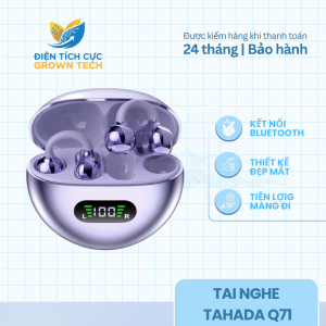 Tai nghe Tahada Q71 kết nối bluetooth với thiết kế đẹp mắt âm thanh sống động