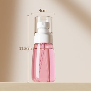 LINHU 30/60/100มล. ขวดแบ่งสำหรับการเดินทาง นำกลับมาใช้ใหม่ได้ โปร่งใส ขวดสเปรย์ ใหม่ ว่างเปล่า ขวดบีบ ของใช้สำหรับการเดินทาง