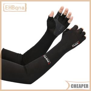 [COD] EHBqna SPORTS ปลอกแขนกีฬา2ชิ้นปลอกแขนสำหรับขี่จักรยานวิ่งตกปลาปีนเขาปลอกแขนป้องกันรังสียูวีปลอกแขนเย็นน้ำแข็งพร้อมปลอกแขน5นิ้ว