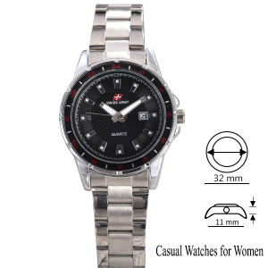 Swiss Army - Jam Tangan Pria  SA-5538G-TglSB-Body Silver/Black Dial-Stainless Stell Band