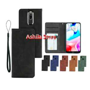 Case Flip magnet For Xiaomi Redmi 8/8A/8A PRO Casing Dompet Motif Flip Cover Leather Premium