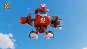 Kids Transformation Robot Toy Fun Simulation Food Sandwich-making Mecha Robot Models Drink-shaped Free Transformation Robot Toy