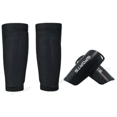 1 Pair Sports Soccer Shin Guard Pad Sleeve Sock Leg Support Football Compression Calf Shinguard