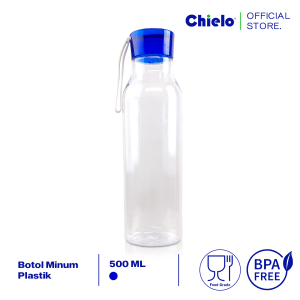 Chielo Botol Minum Premium Colada Tumbler 500 ML Plastik Transparan Water Bottle BPA Free COLADA