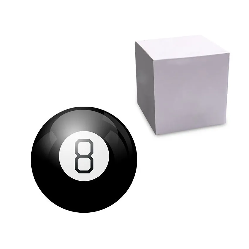 Cadeau Créatif Noir 8 Boule De Prophétie Magique 8 Boule