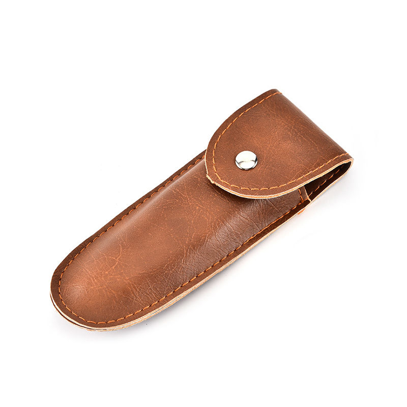 Onetwone Wood Handle Professional Waiter Corkscrew With PU Storage Bag, Stainless Steel Multifunctional Wine Opener & Foil Cutter
_voghion.com