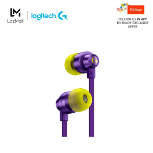 Logitech G333 Gaming Earphones with dual audio drivers in-line mic and volume control compatible with PC/PS/Xbox/Nintendo/Mobile with 3.5mm Aux or USB-C Port
