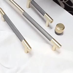 High Quality Alloy Kitchen Cabinet Handle Gold Furniture Drawer Handle Pemgang Pintu Cabinet Door Knob And Handles