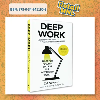 Retailmnl Deep Work Book: Rules for Focused Success in a Distracted World Limited Edition Authentic Book