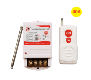 Bộ công tắc điều khiển từ xa cho máy bơm 1000M (40A/220V) Công tắc điều khiển từ xa chuyên dụng để bật tắt máy bơm máy rửa xe...