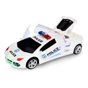 [Ready Stock] Electric Dancing Deformation Rotating Universal Police Toy Car Boy Kids Christmas Birthday Gift