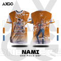 AXGG " One Piece - Granblue Fantasy " Luffy Gear 5 / Zoro / Usopp/ Jinbei / Sanji / Brook / Nami / Chopper / Robin / Franky Anime T-Shirt. 