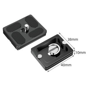 MILES สำหรับ Benro อุปกรณ์เสริมกล้อง 38mm ครับ อะลูมิเนียมอัลลอยด์ ปล่อยอย่างรวดเร็ว หัวบอลกลม แผ่นยึดกล้อง อะแดปเตอร์ขาตั้งกล้อง แผ่นยาวขาตั้งกล้อง แผ่นขาตั้งกล้อง