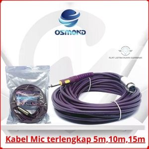 KABEL MIC OSMOND Panjang10m Siap Pakai termurah-K2