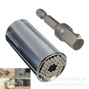 Universal 3/8 Hexagon Adapter Multi function Socket 7 -19mm 万能六角柄套筒