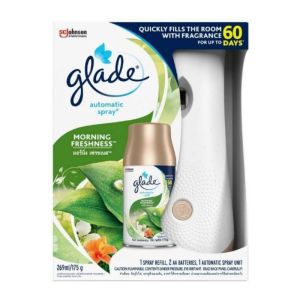 เกลดออโตเมติกสเปรปรับอากาศอัตโนมัติ  3in1 gladeautomatic sprey airfreshner 269ml.(เครื่อง+ถ่าน+รีฟิล)