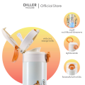 [ส่งจากไทย] Diller Thermo Tumbler 520ml MLH9284 แก้วเก็บความเย็น/ร้อน 24ชม ฝากดพร้อมหลอดดุด สแตนเลส 2ชั้นพร้อมฉนวนสูญญากาศเก็บเย็น. 