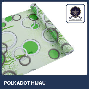 Adipatidinding - Wallpaper Dinding Motif Polkadot Hijau Ukuran 45 Cm x 10 Meter Wallpaper Stiker Dinding Motif Polkadot Hijau Wallstiker Motif Polkadot Hijau Dekorasi Dinding Dekorasi Rumah Dekorasi Ruang Tamu Dekorasi Kamar Tidur