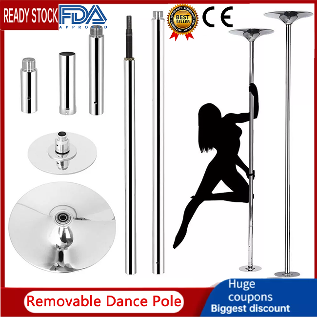 Stripper Pole Spinning Static 45mm Dance Dancing Pole Kit Adjustable for  Fitness 